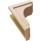 Ekena Millwork 8"W x 16"D x 24"H Classic Warren Rough Cedar Woodgrain TimberThane Corbel, Primed Tan CORUR08X16X24WARRCPR - alternate 3